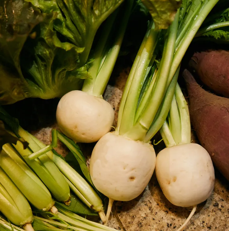 小豆島でとれた野菜